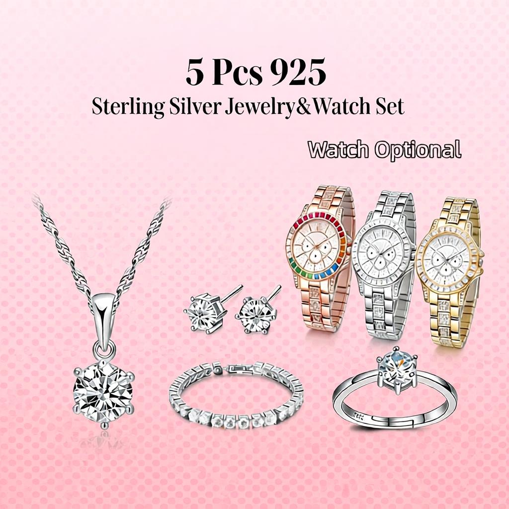 Pretty 925 Sterling Silver Geo - Best Jewelry Watches For Women recension och pris
