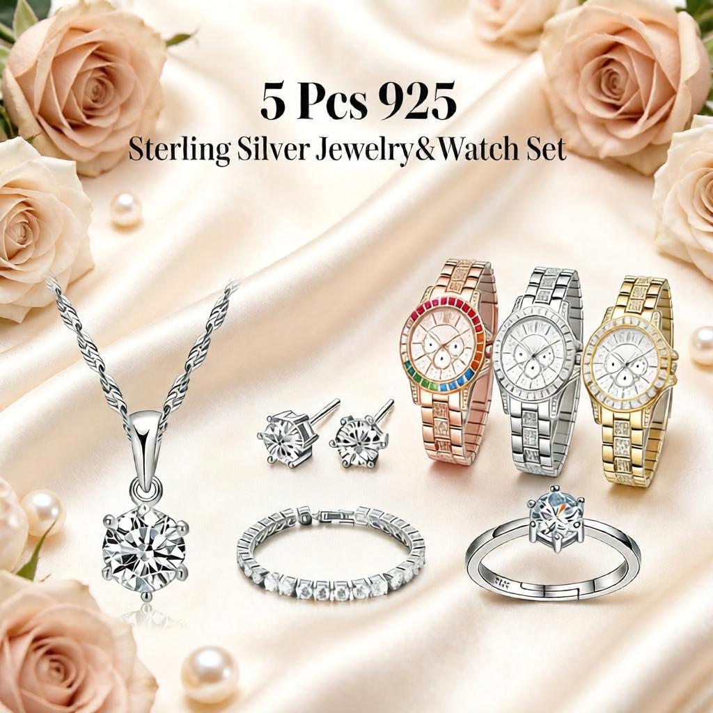 Pretty 925 Sterling Silver Geo - Best Jewelry Watches For Women recension och pris