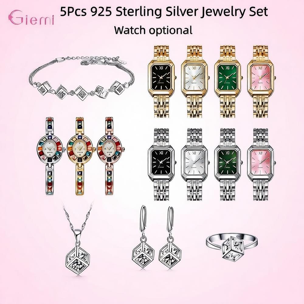 Pretty 925 Sterling Silver Geo - Best Jewelry Watches For Women recension och pris