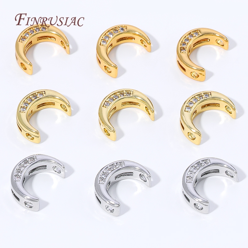 18K Gold Plated Moon Spacer Be - Pearl Necklace recension och pris