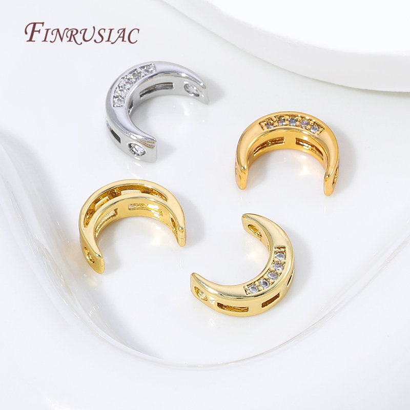 18K Gold Plated Moon Spacer Be - Pearl Necklace recension och pris