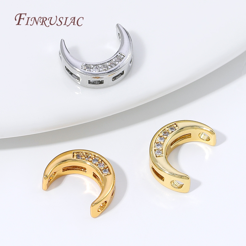 18K Gold Plated Moon Spacer Be - Pearl Necklace recension och pris