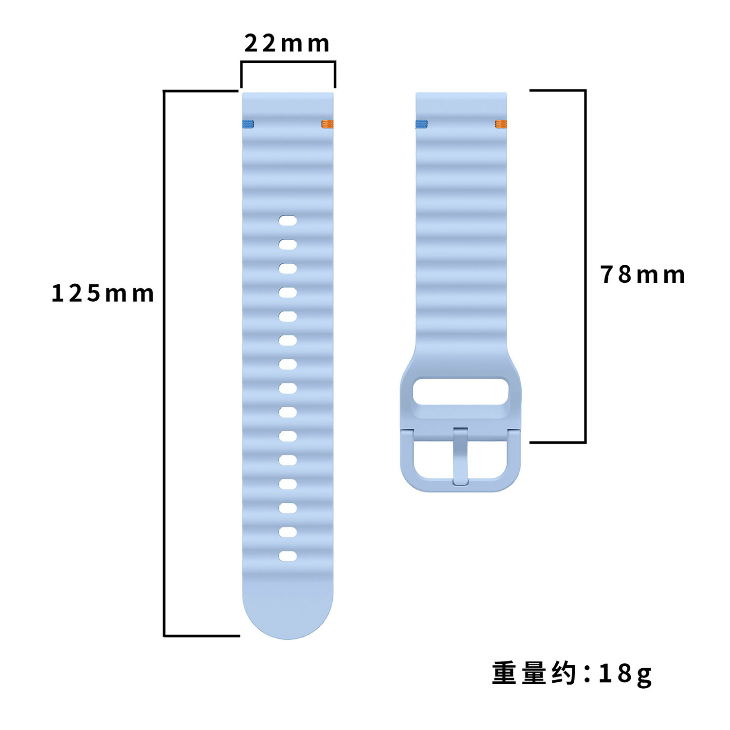 22mm Silicone Wriststrap For X - A1 Watches & Jewelry New York Photos recension och pris
