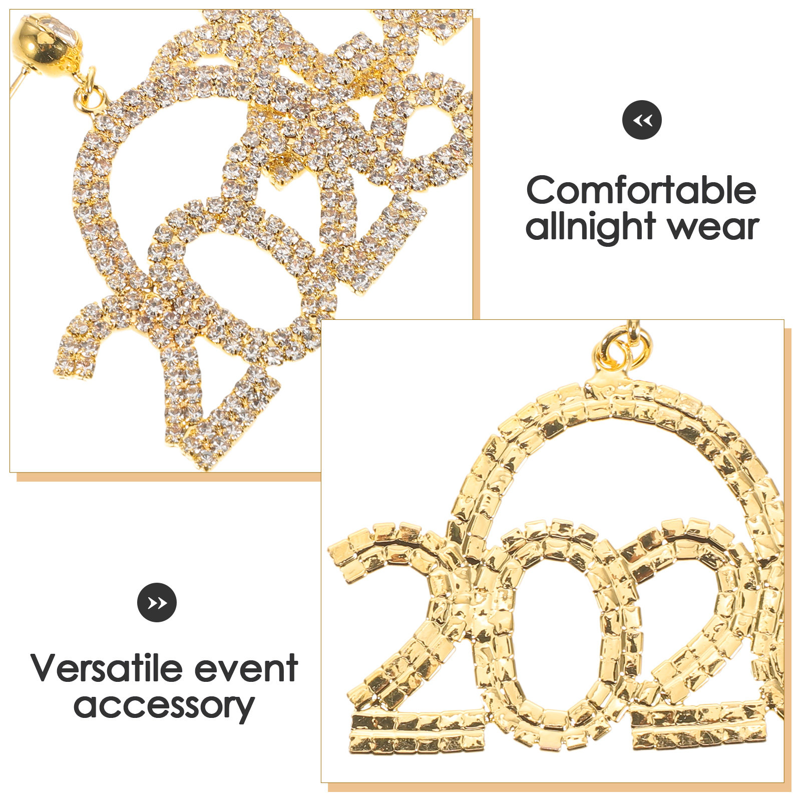 2Pcs 2026 Rhinestone Dangle Dr - Eve Jewelry & Watches Distribuidor Oficial Rolex recension och pris