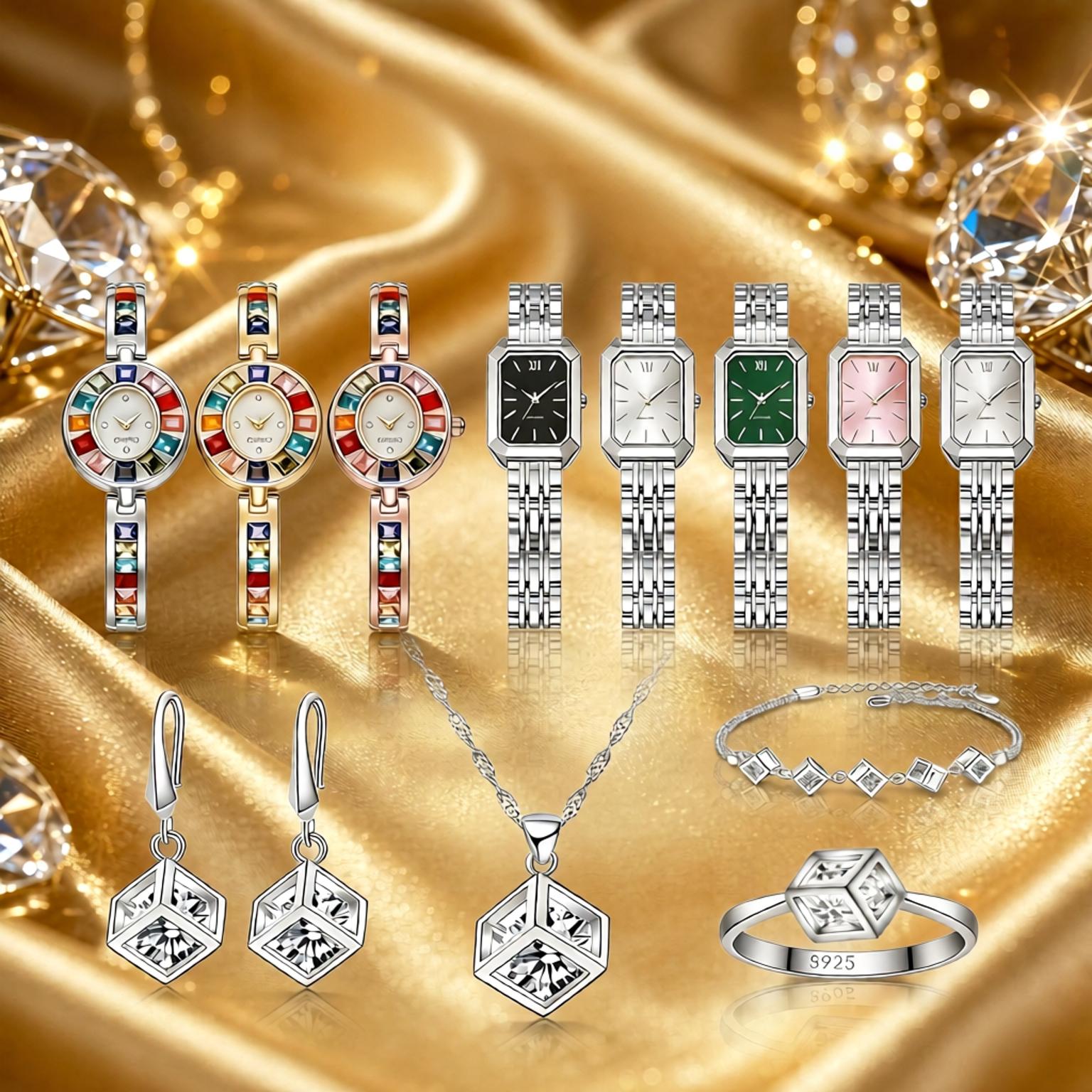 Exquisite 925 Sterling Silver  - Best Jewelry Watches For Women recension och pris