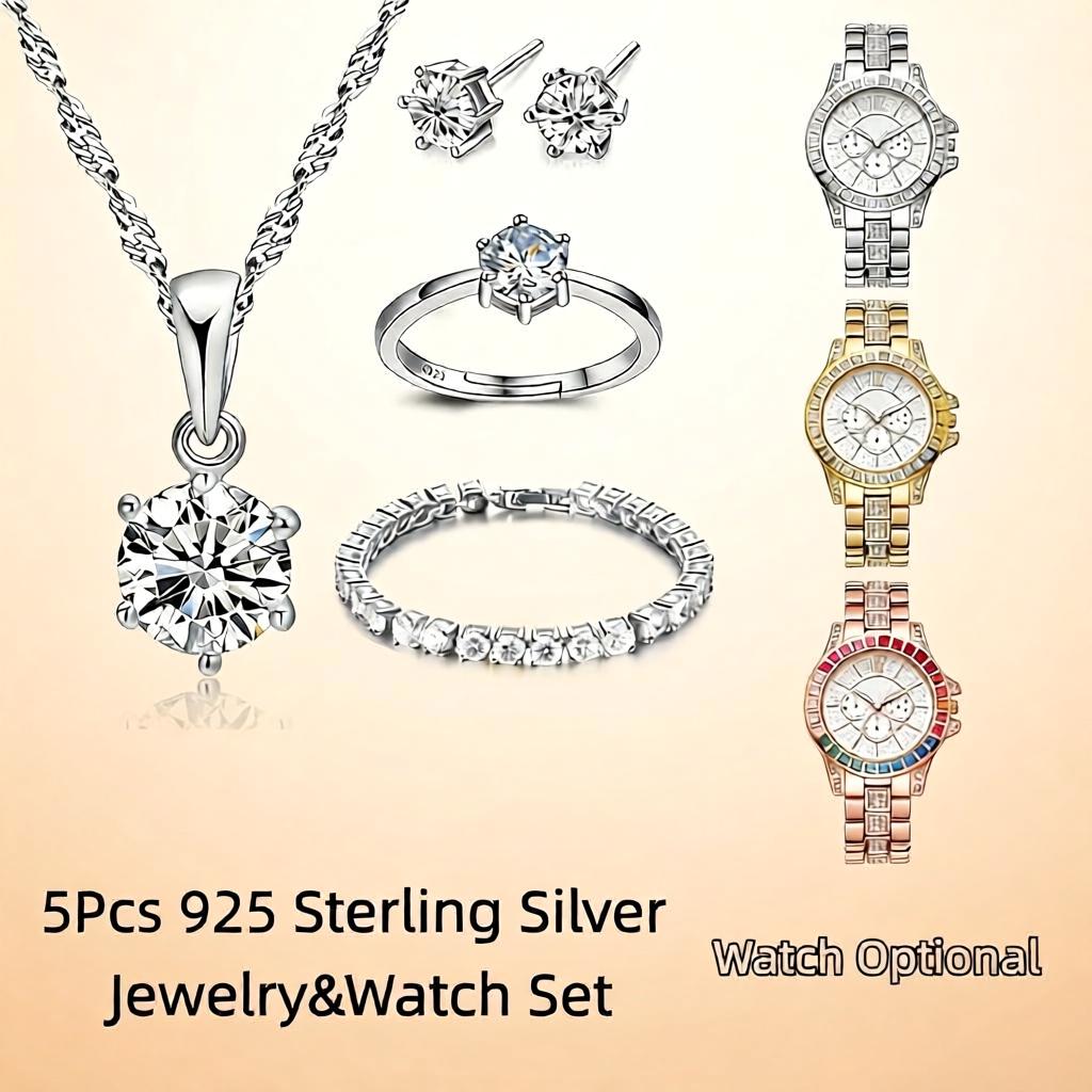 Exquisite 925 Sterling Silver  - Best Jewelry Watches For Women recension och pris