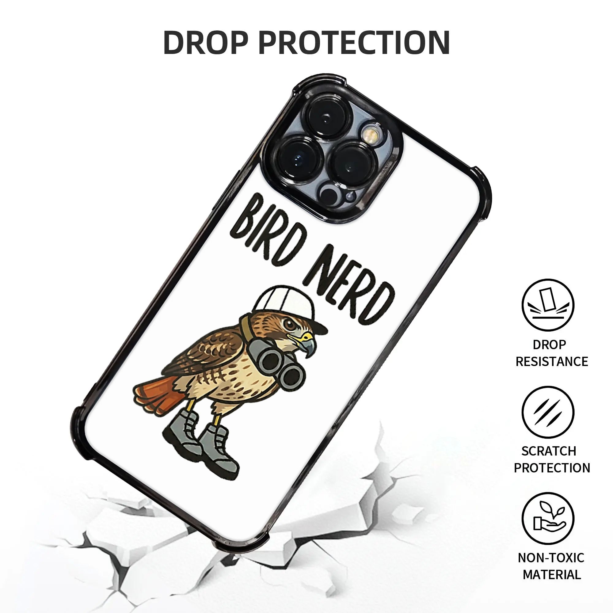 Funny Bird Nerd Watching Red T - Watches & Jewelry Tsukiu recension och pris