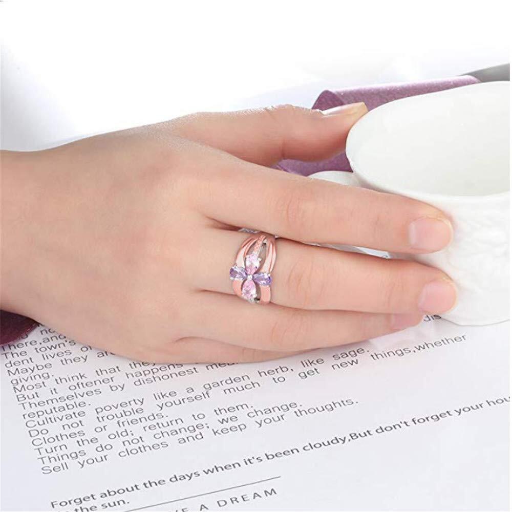 Amxiu Customize Large Wedding  - Birthstone Ring Set recension och pris