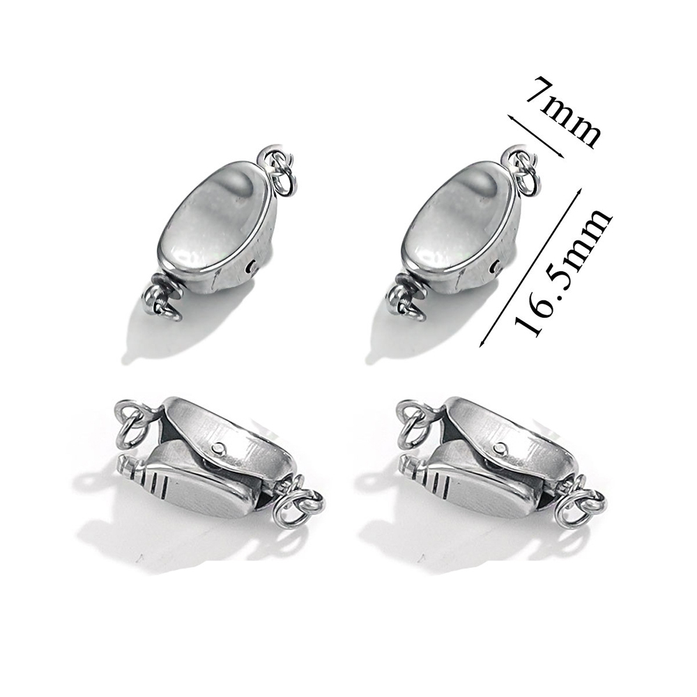 5 Pcs Titanium Steel Necklace  - Pearl Necklace recension och pris