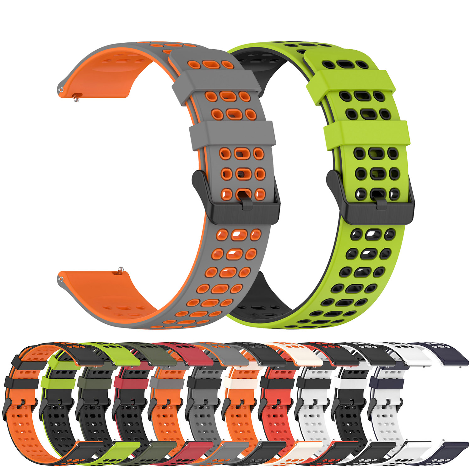 22mm Sports Silicone Strap For - A1 Watches & Jewelry New York Photos recension och pris