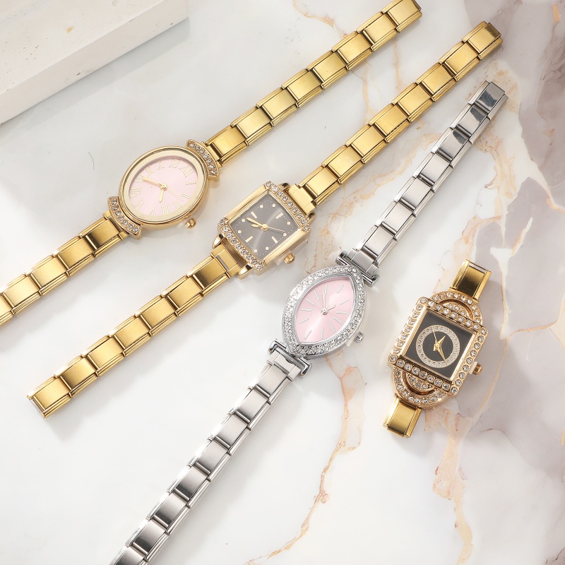 Shiny Zircon Square Luxury Wat - Jewelry Making Watches recension och pris