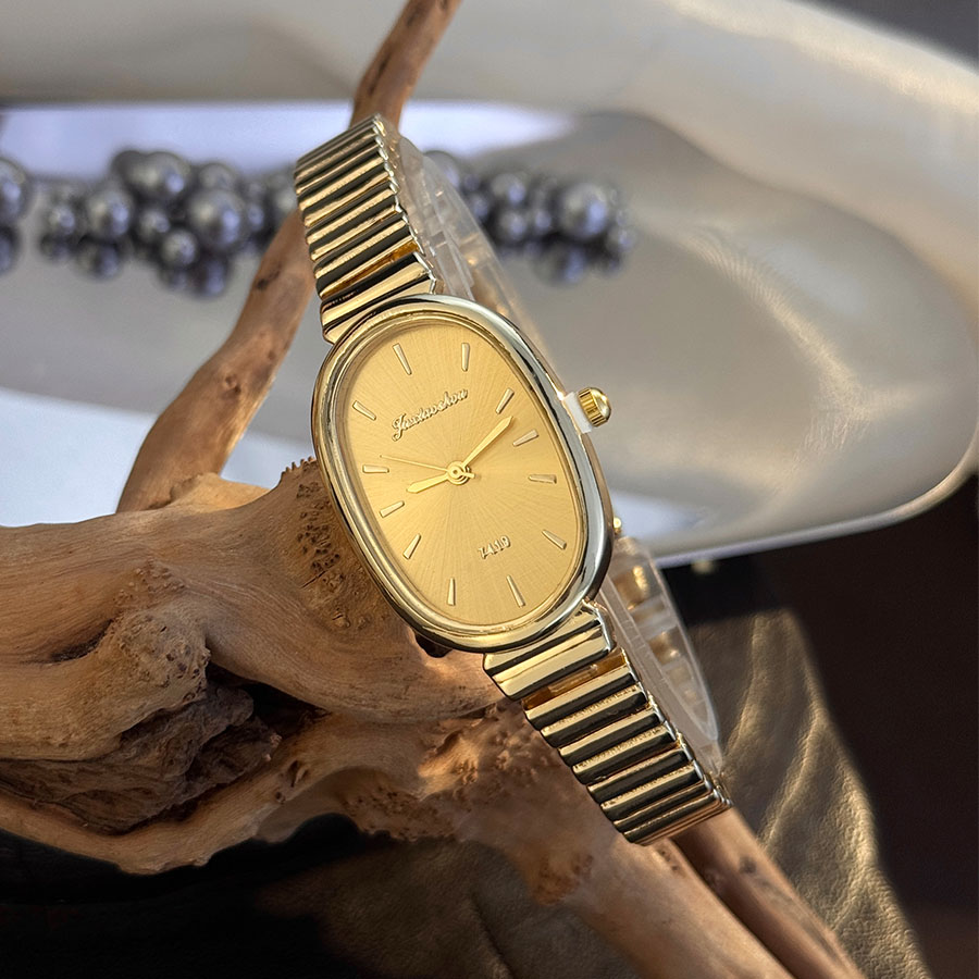 New Golden Retro Fashion Ladie - Jewelry Watches Gold recension och pris