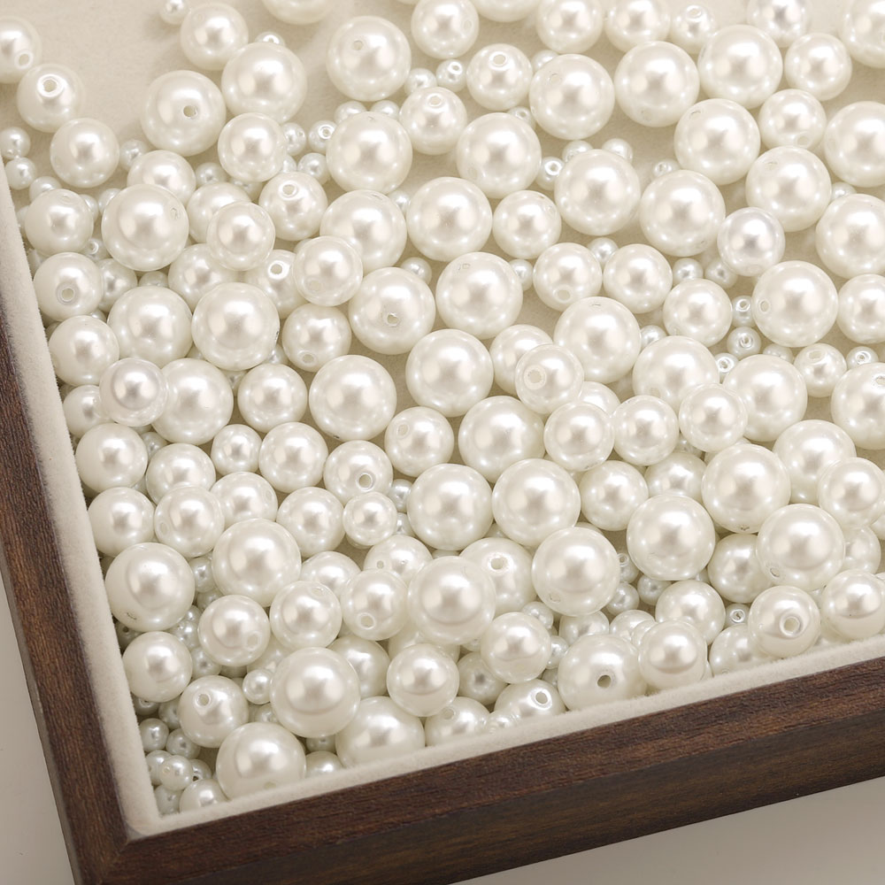 100pcs 4/6/8/10mm High Quality - Pearl Necklace recension och pris