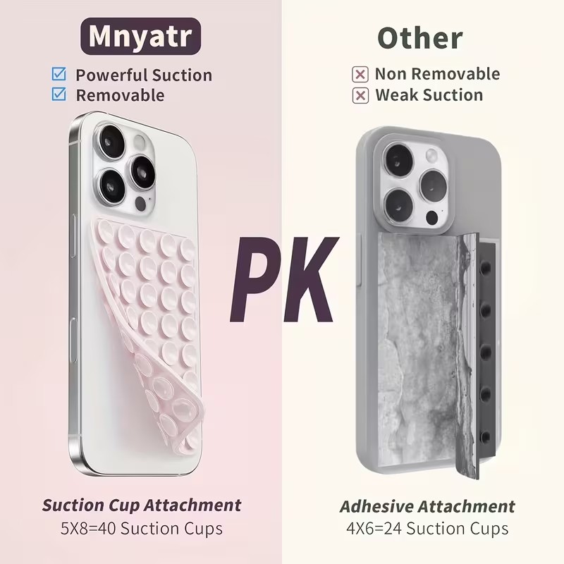 2-Pack Silicone Suction Phone  - Watches & Jewelry Tsukiu recension och pris