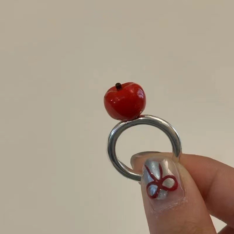 Korean Trendy Red Apple Geomet - Eve Jewelry & Watches Distribuidor Oficial Rolex recension och pris