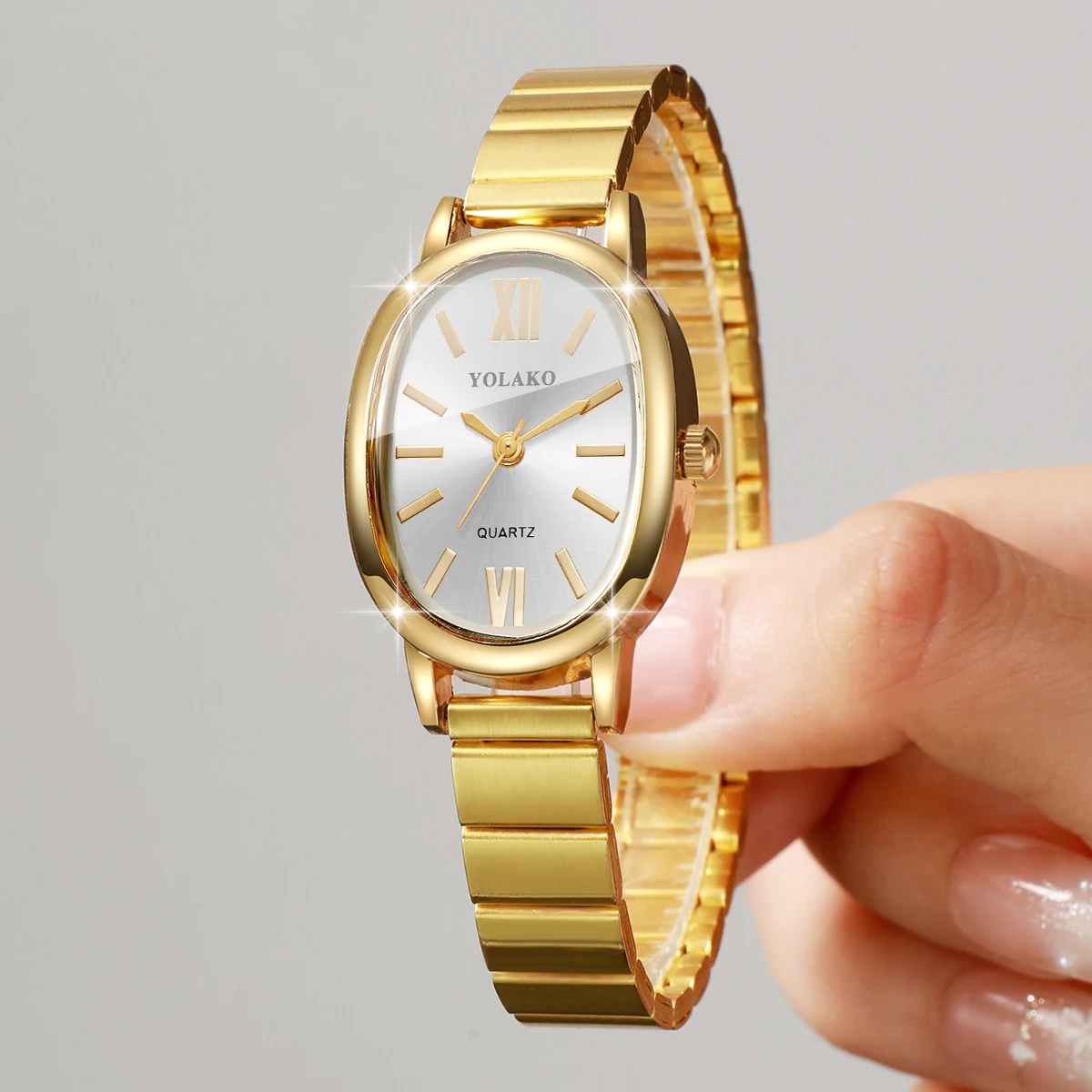 Fashion Irregular Dial Women Q - Jewelry Watches Gold recension och pris