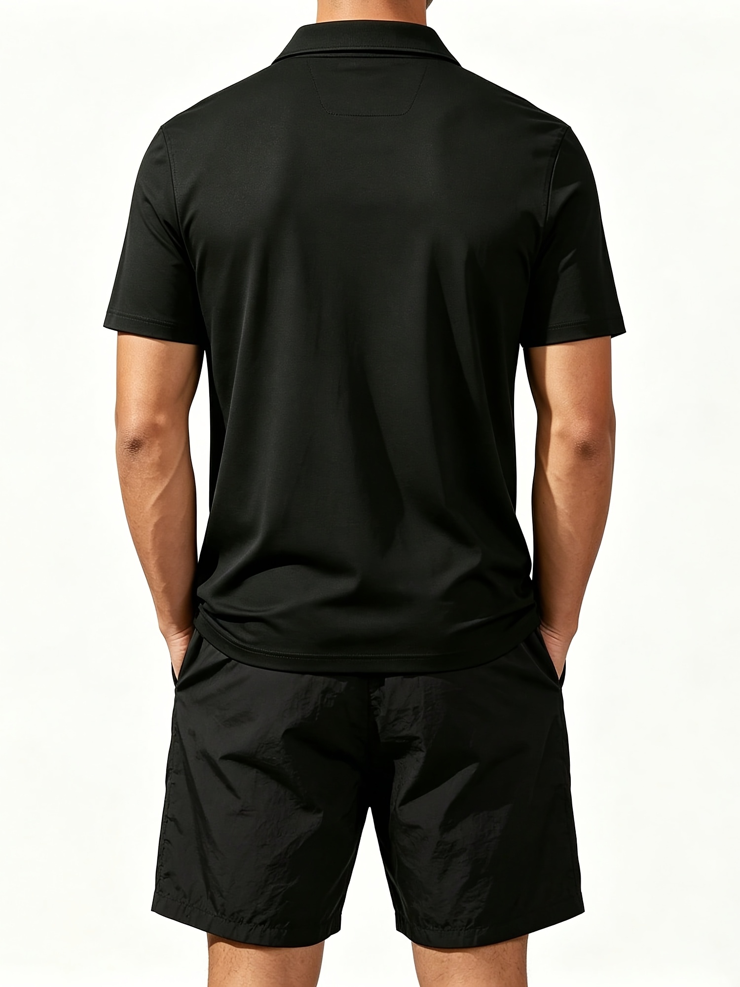 Men's Polo Shirt and Beach Sho - Watches & Jewelry Tsukiu recension och pris
