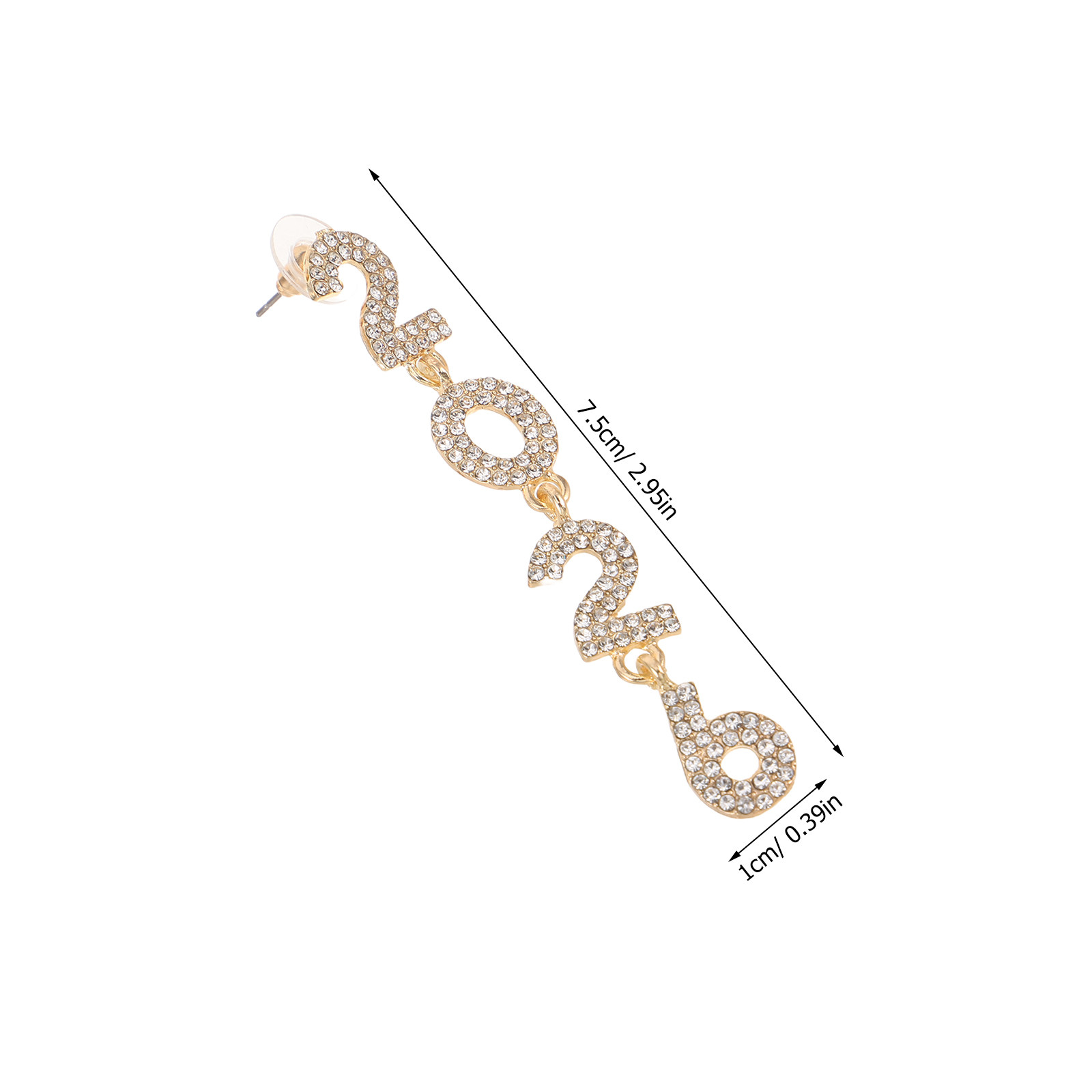1Pair 2026 Year Dangle Earring - Eve Jewelry & Watches Distribuidor Oficial Rolex recension och pris