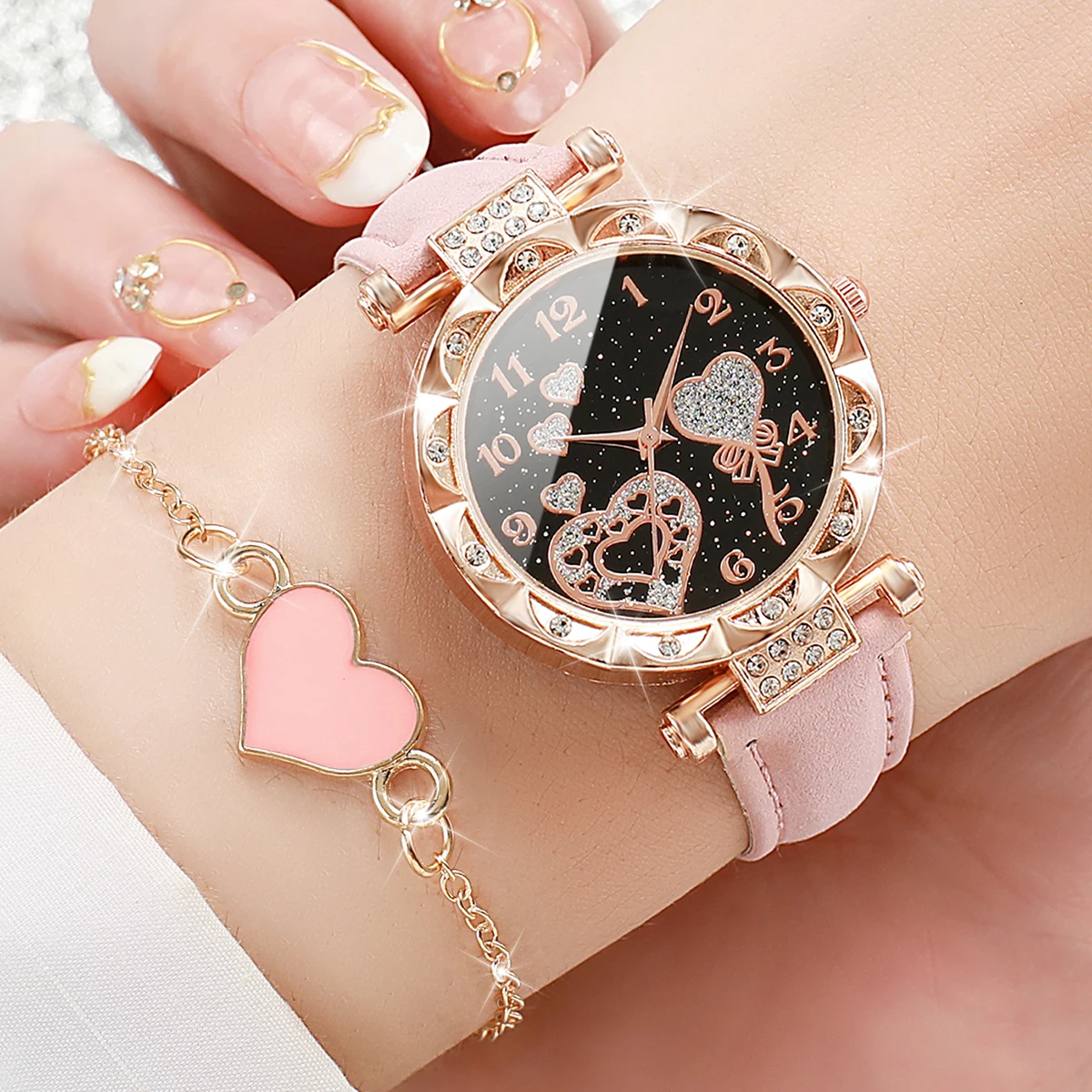 2026Women Rose Gold Rhinestone - Jewelry Watches Gold recension och pris
