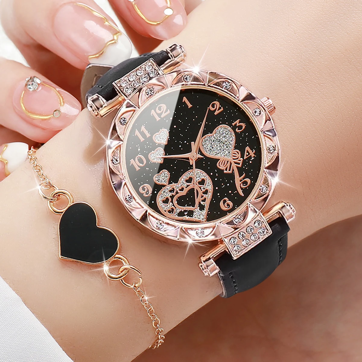2026Women Rose Gold Rhinestone - Jewelry Watches Gold recension och pris