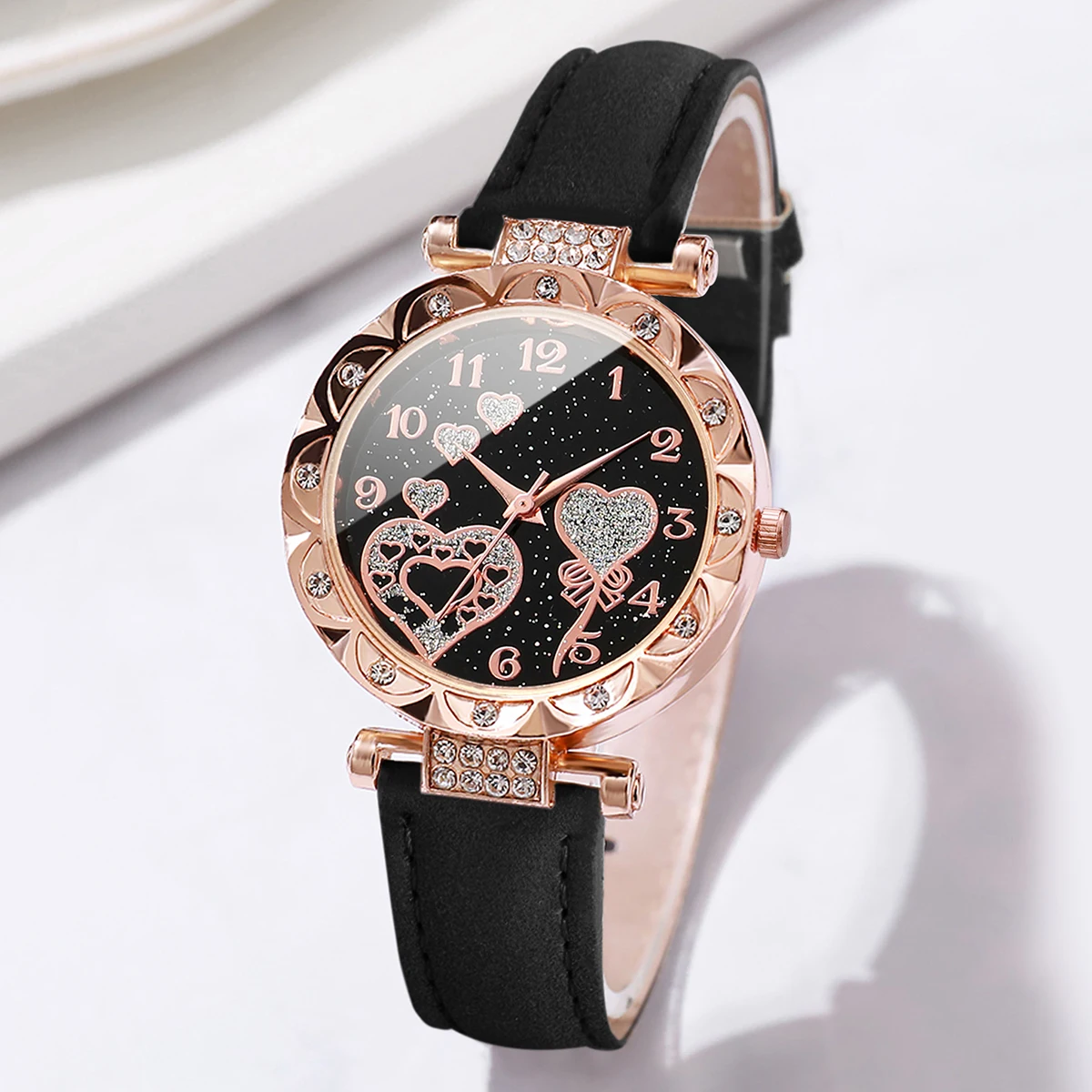 2026Women Rose Gold Rhinestone - Jewelry Watches Gold recension och pris