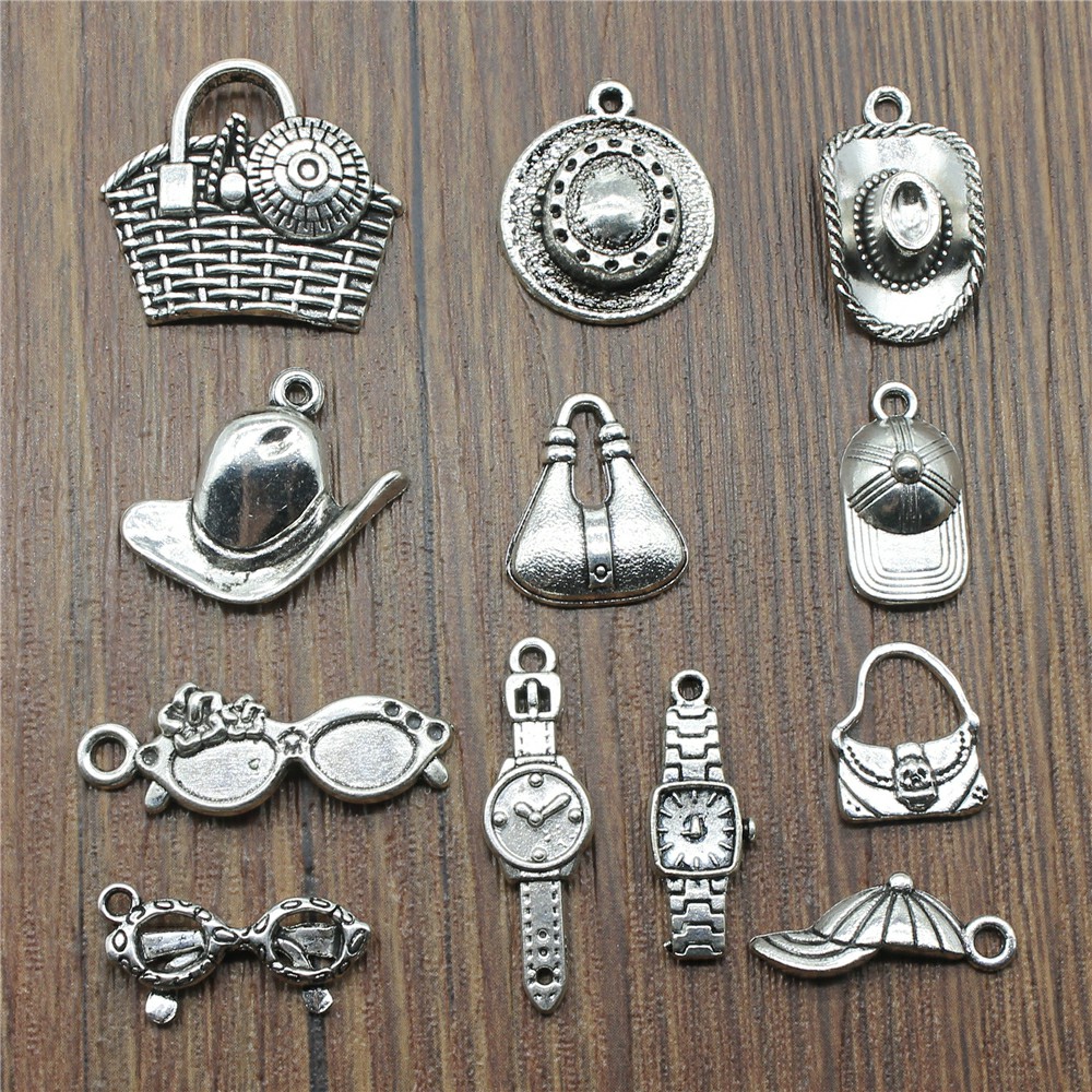 20pcs Hat Charms Sunglasses Ch - Jewelry Making Watches recension och pris