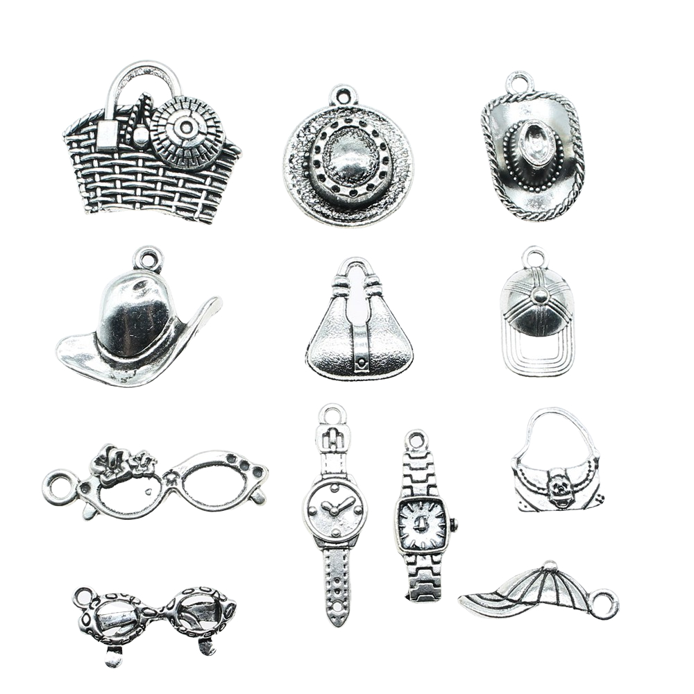 20pcs Hat Charms Sunglasses Ch - Jewelry Making Watches recension och pris