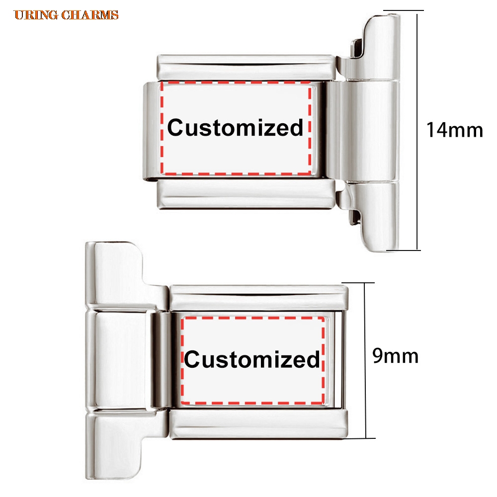 1 pair Picture Logo Customized - Jewelry Making Watches recension och pris