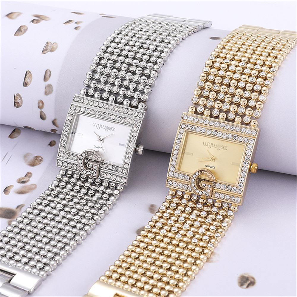Simple Square Gold Watches Wom - Jewelry Watches Gold recension och pris