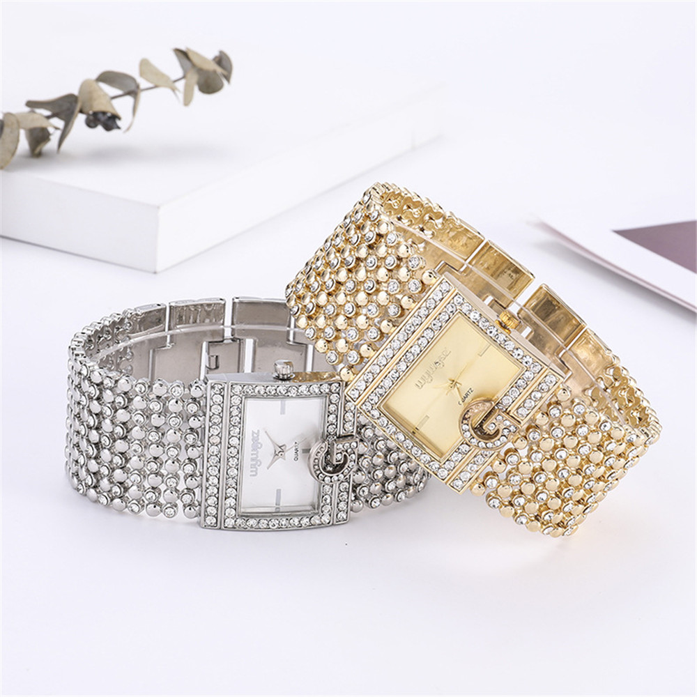 Simple Square Gold Watches Wom - Jewelry Watches Gold recension och pris