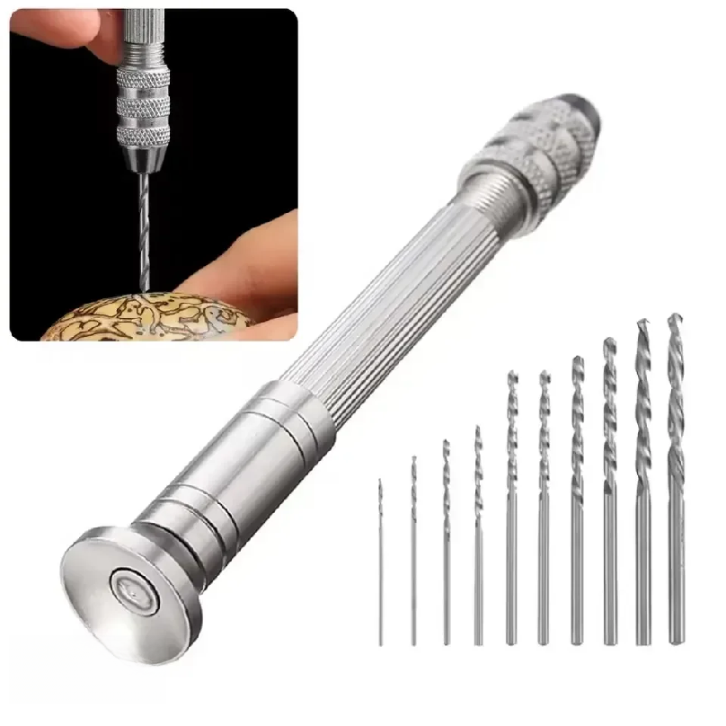 0.8-3.0mm Mini Hand Drill Wood - Watches & Jewelry Tsukiu recension och pris