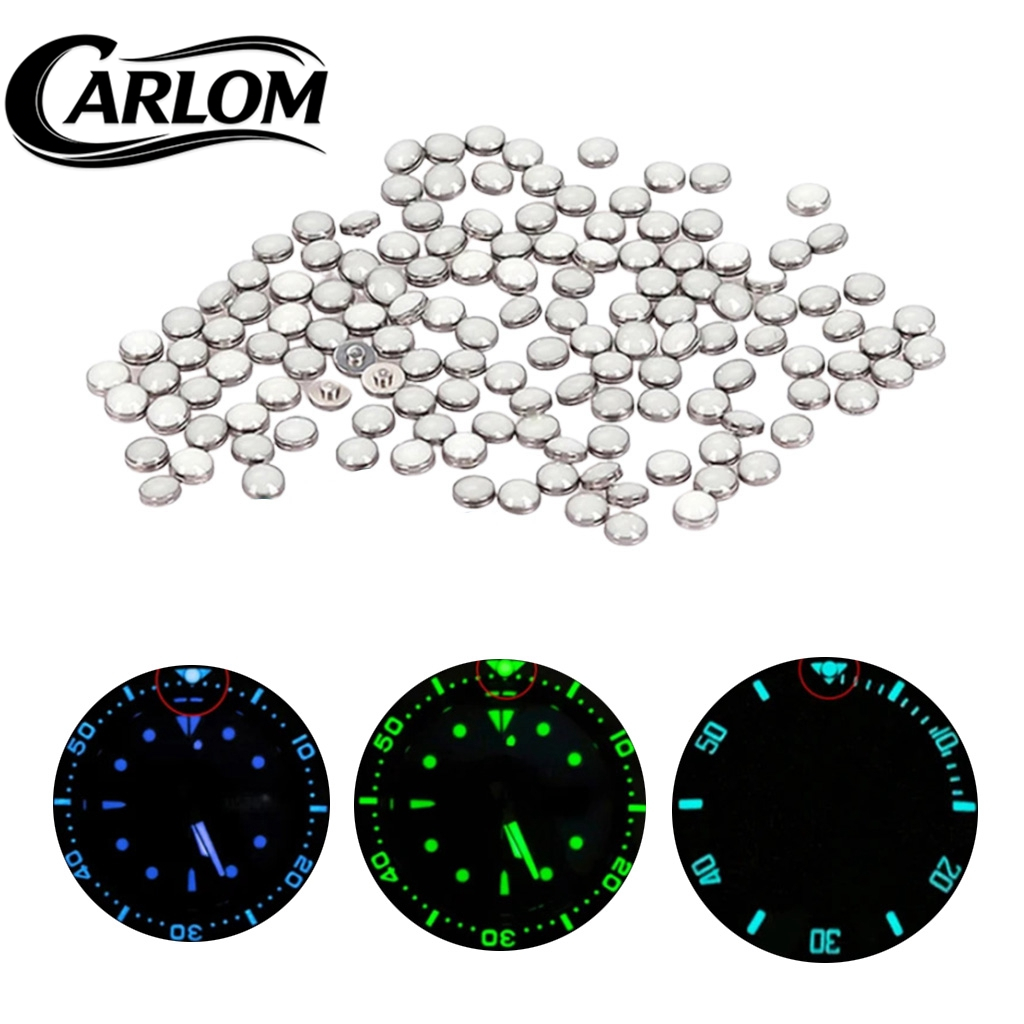 White Beads Blue Green Luminou - Jewelry Making Watches recension och pris