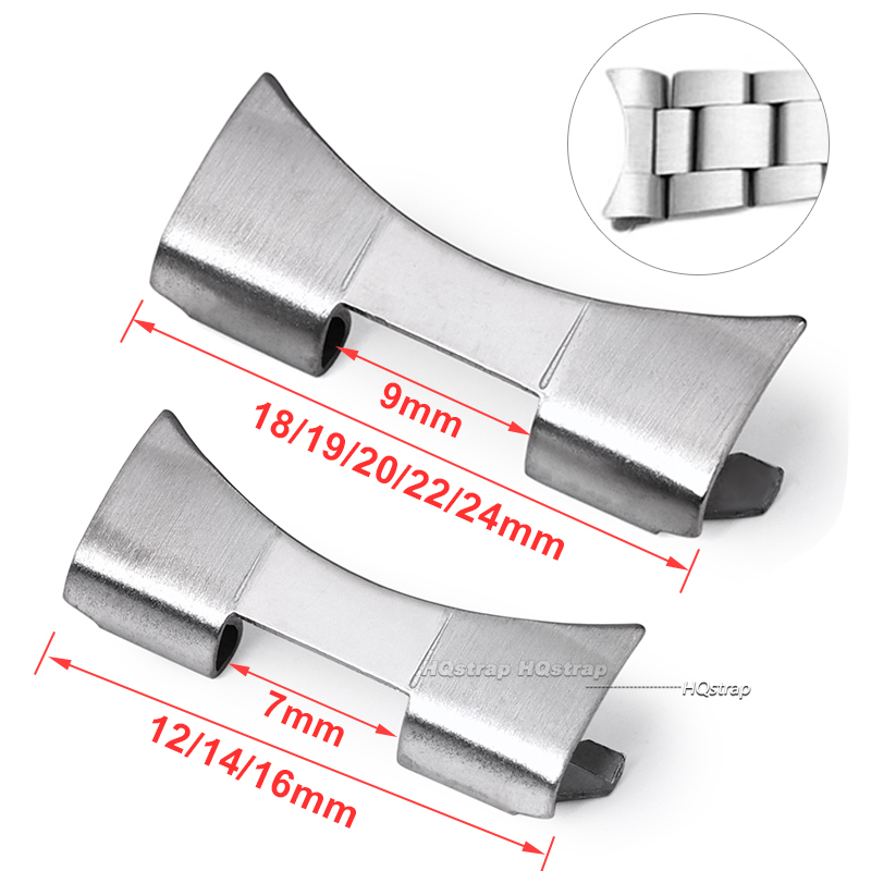 Hollow Curved End Link 20mm 22 - Jewelry Rolex Watches recension och pris