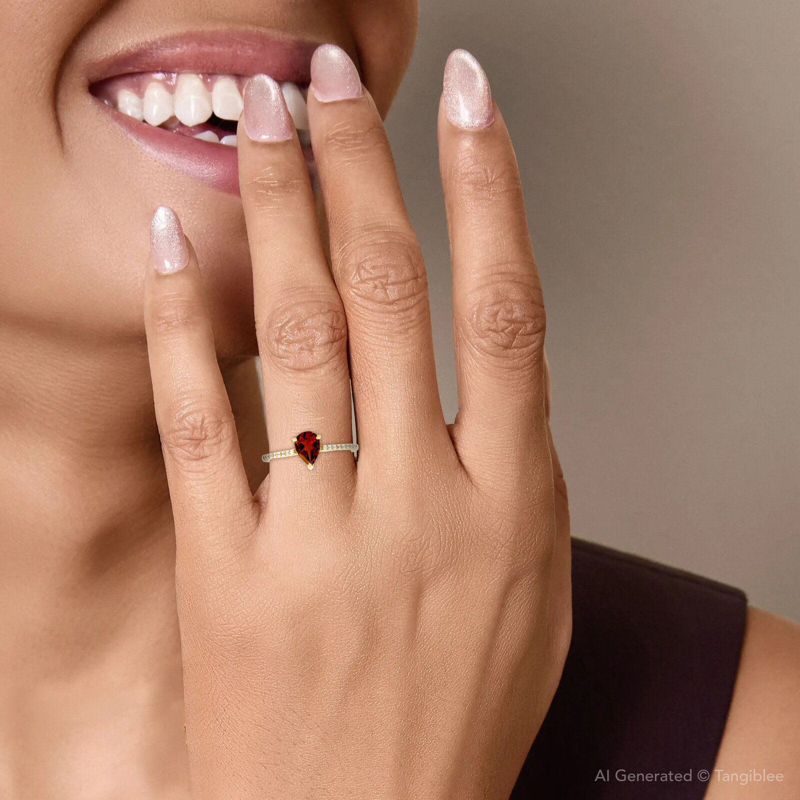 Personalized Birthstone Ring P - Birthstone Ring Set recension och pris