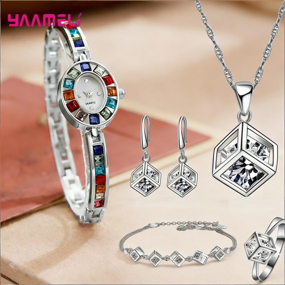 Luxuriou 925 Sterling Silver G - Best Jewelry Watches For Women recension och pris