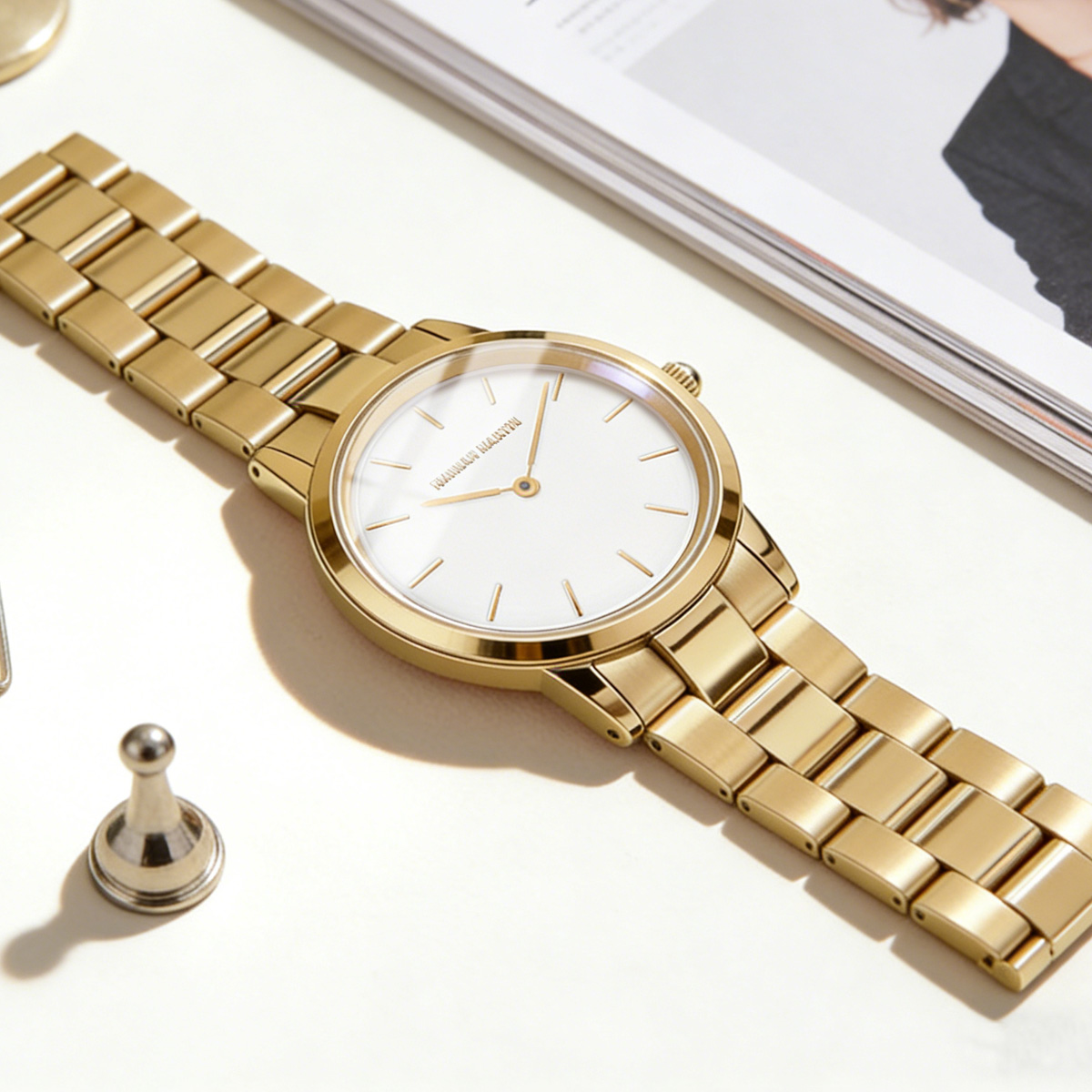 Womens Watch Rose Gold Stainle - Jewelry Watches Gold recension och pris